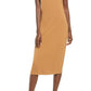 Vestido feminino Françoise gola alta marrom tamanho pequeno VERO MODA