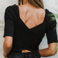 VERO MODA Top Michaelis Canelado Feminino Preto Tamanho Grande