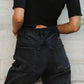 VERO MODA Top Michaelis Canelado Feminino Preto Tamanho Grande