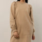 Vestido suéter Everard feminino VERO MODA marrom tamanho médio