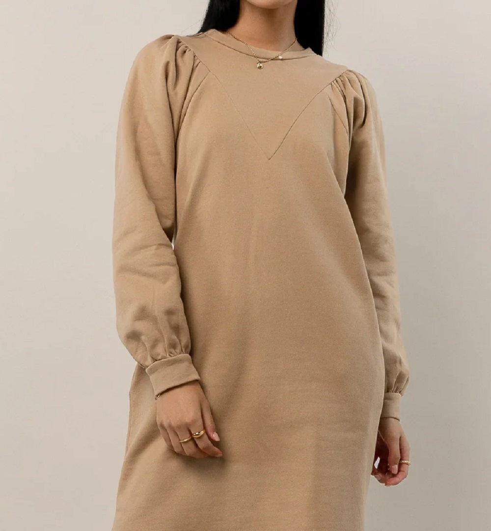 Vestido suéter Everard feminino VERO MODA marrom tamanho médio