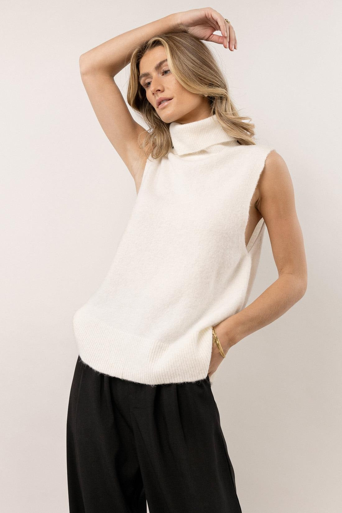 VERO MODA Colete Lia Feminino Branco