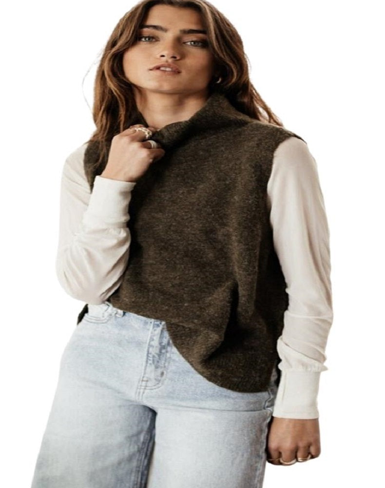 VERO MODA Colete Lia Feminino Verde