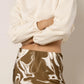 VERO MODA Pulôver Dinah Feminino Branco Tamanho P