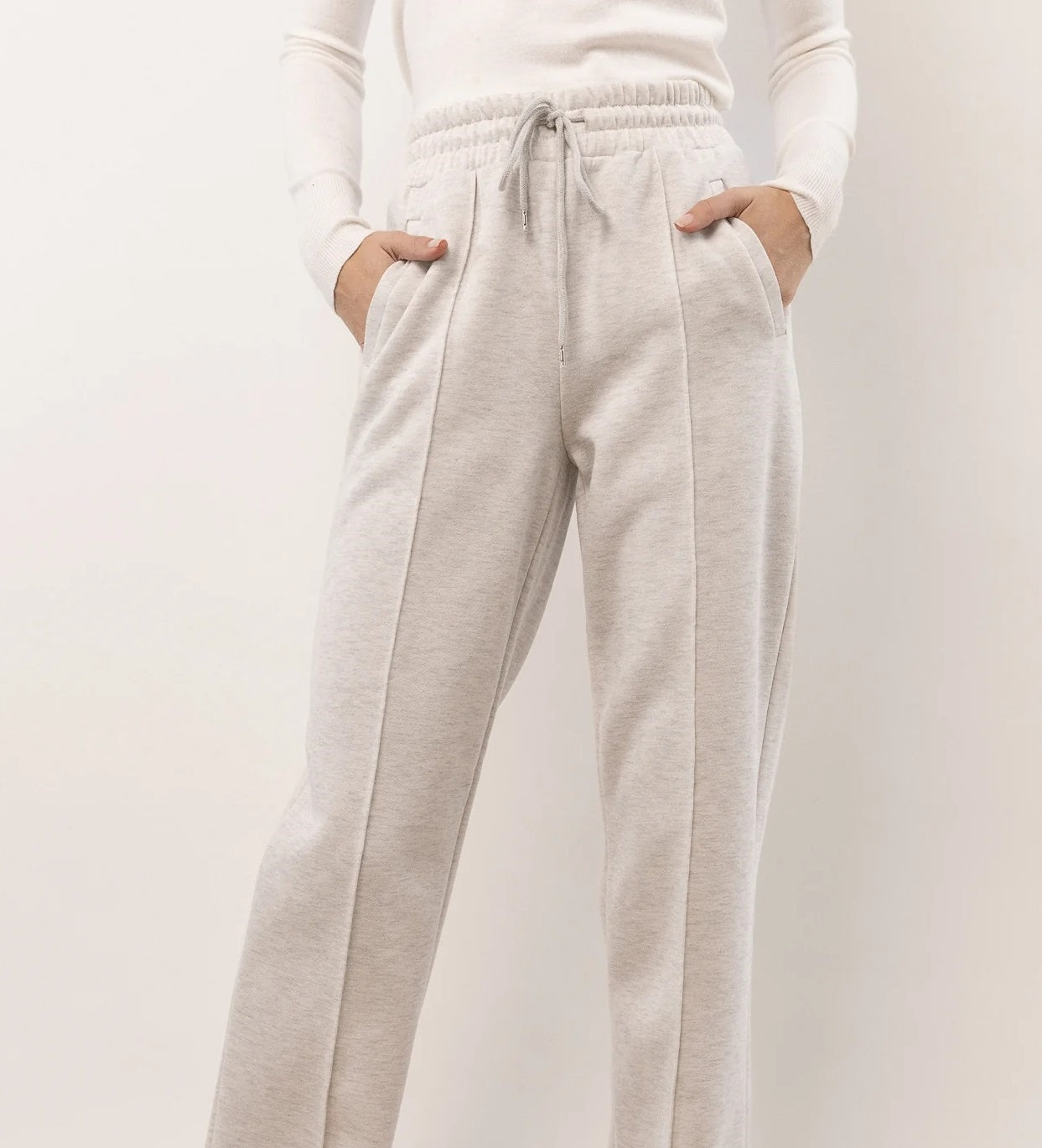 VERO MODA Calça de moletom feminina Dinah cinza tamanho pequeno