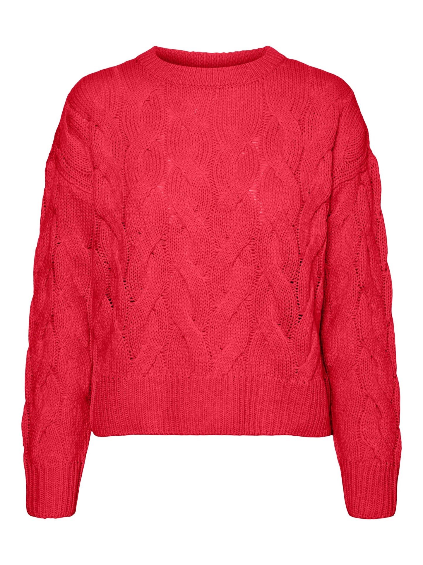 VERO MODA Suéter Feminino Vermelho
