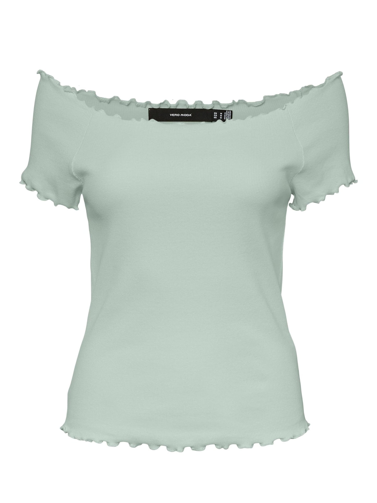 VERO MODA Top Gabriella Canelado Feminino Azul