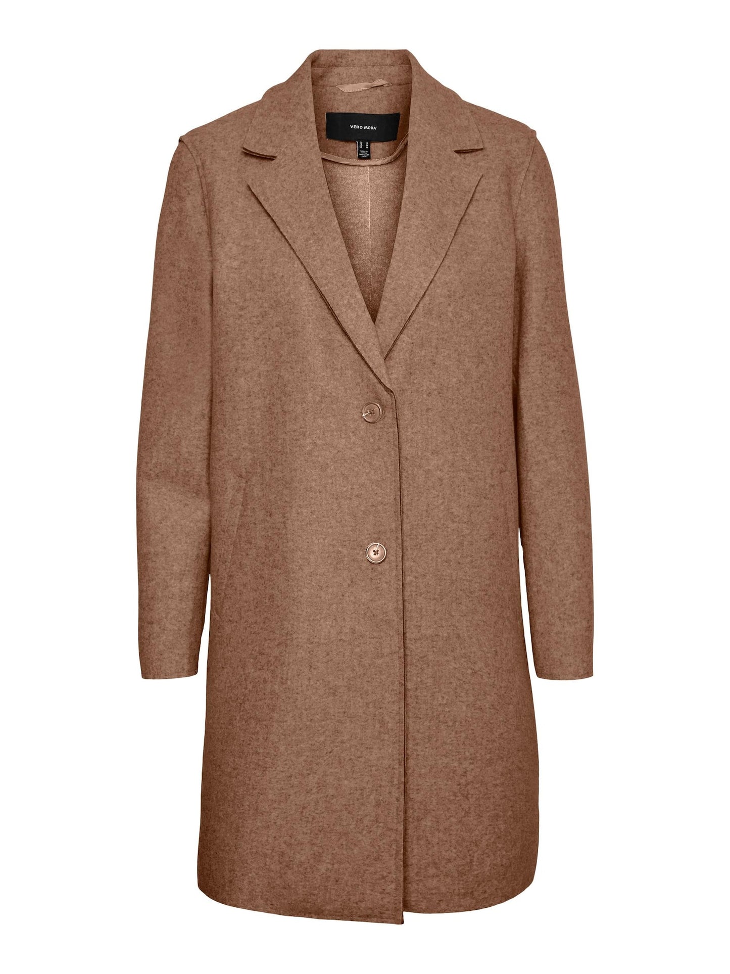 Casaco feminino entre estações VERO MODA marrom