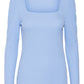VERO MODA Hensely Top Feminino Azul Tamanho X-Grande