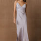 Vestido Aria Slip Feminino VERO MODA Cinza Tamanho P