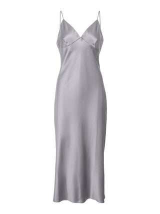 Vestido Aria Slip Feminino VERO MODA Cinza