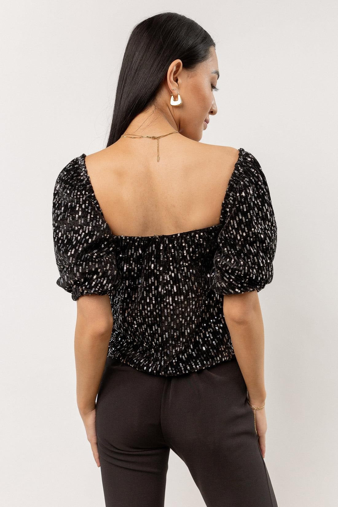 VERO MODA Top Kimmie Feminino Preto