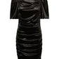 VERO MODA Vestido curto Bianca feminino preto tamanho 42