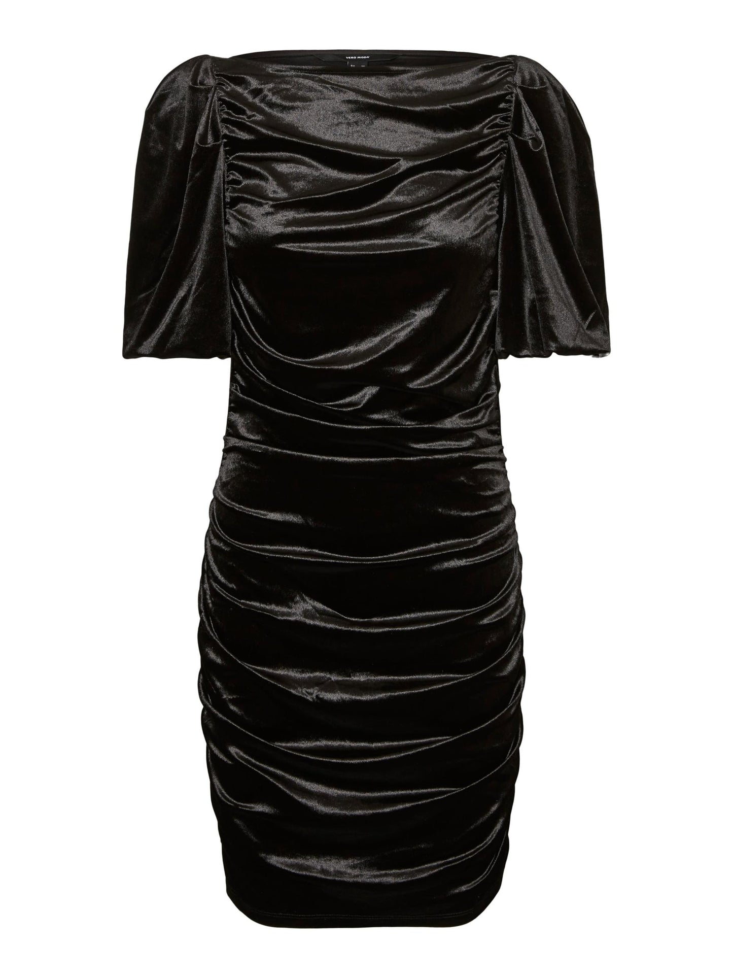 VERO MODA Vestido curto Bianca feminino preto tamanho 42