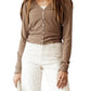 VERO MODA Top Ryann Feminino Marrom