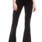 Calça flare de veludo feminina VERO MODA preta tamanho X-G