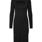 Vestido Isabel Recortado Feminino VERO MODA Preto