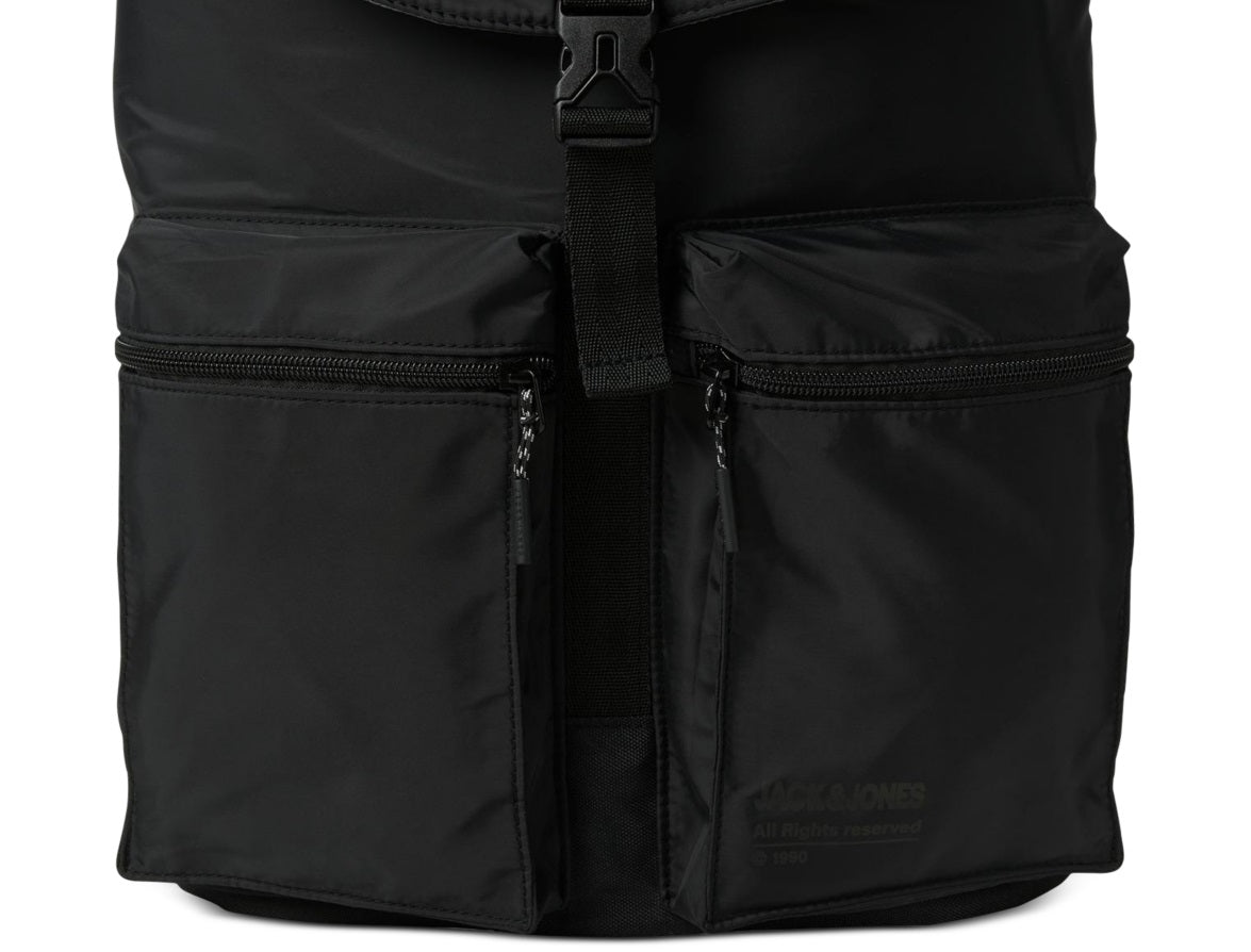 Mochila Zody Masculina Jack &amp; Jones Preta Tamanho Regular