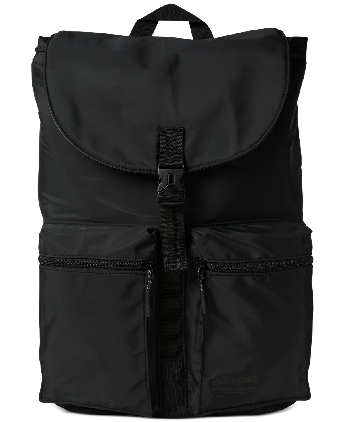 Mochila Zody Masculina Jack &amp; Jones Preta Tamanho Regular