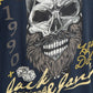 Camiseta masculina com estampa gráfica e logotipo Jordome da Jack &amp; Jones, tamanho grande, azul