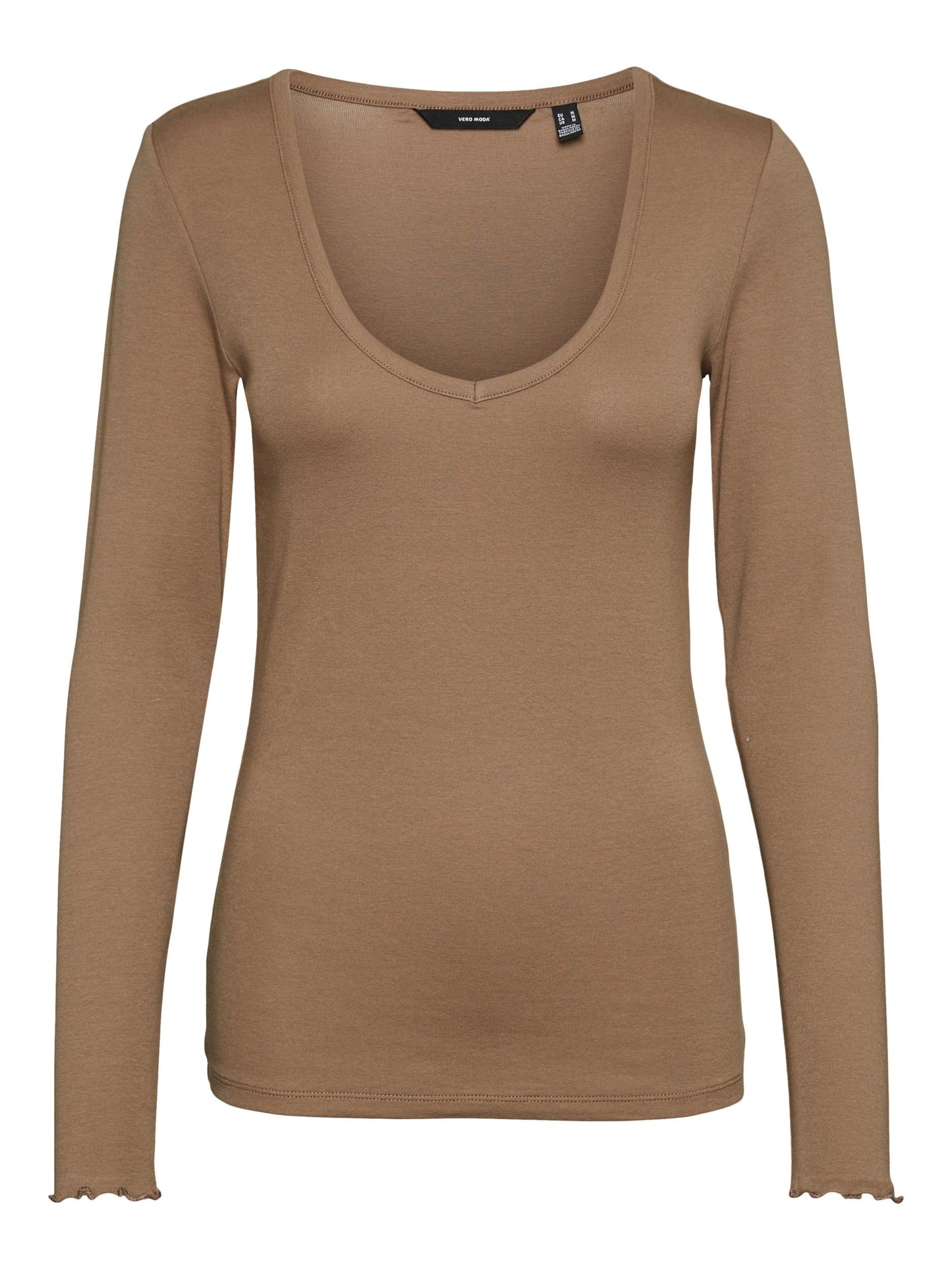 VERO MODA Top Rita Feminino Marrom