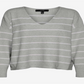 VERO MODA Suéter Doffy Pulver Feminino Cinza