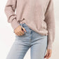 VERO MODA Suéter Aubree Heathered Feminino Rosa Tamanho Grande