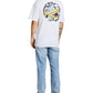 Camiseta masculina Jack &amp; Jones JJChiller Paradise, branca, tamanho extragrande