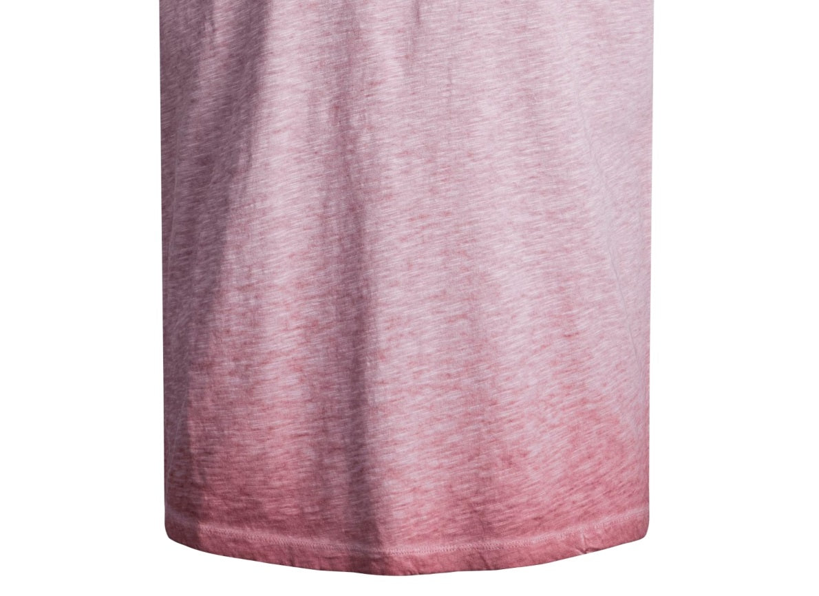 Camiseta masculina tingida Jack &amp; Jones vermelha tamanho X-G