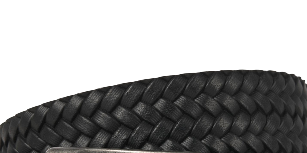 Cinto masculino Jack &amp; Jones Leo preto tamanho 80