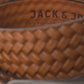 Cinto masculino Jack &amp; Jones Leo marrom tamanho 36