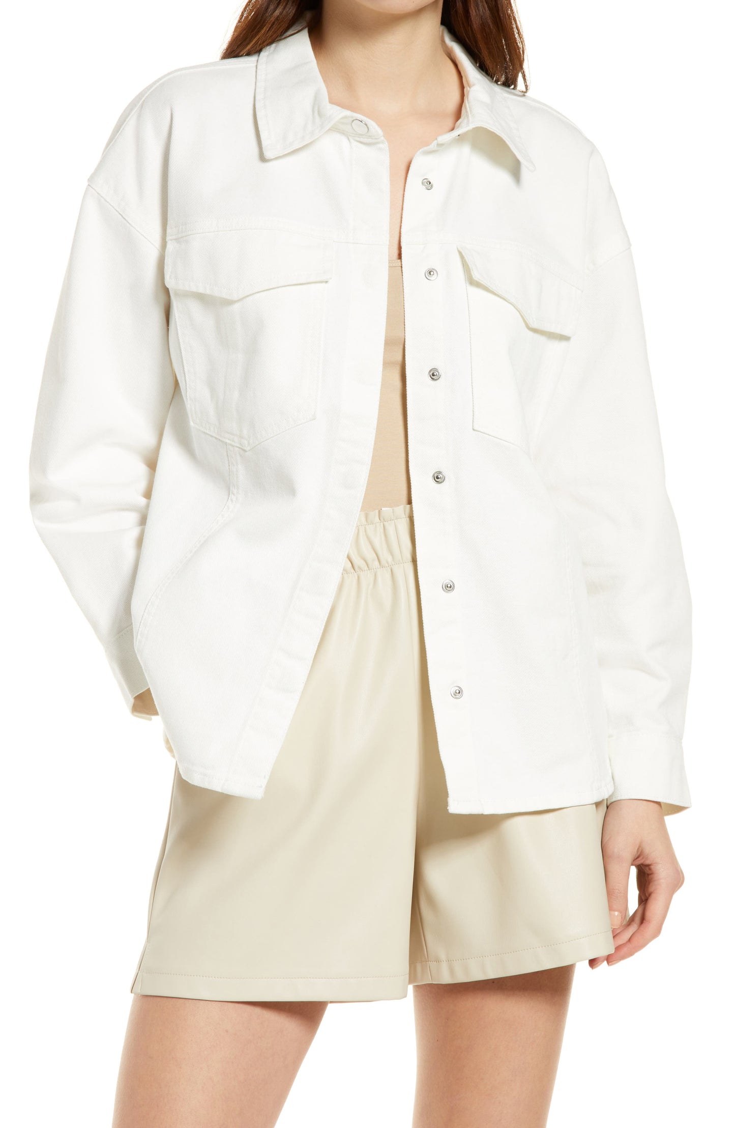 Jaqueta Minette Feminina VERO MODA Branca