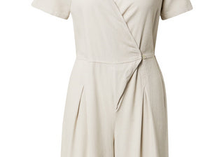 VERO MODA Women's Light Gray JESMILO Jumpsuit Size SM