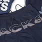 Conjunto de 3 peças de calção de banho masculino Jack &amp; Jones, toalha e bolsa de praia com cordão, cinza, tamanho XX-G