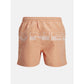 Conjunto de 3 peças de calção de banho masculino Jack &amp; Jones, toalha e bolsa de praia com cordão, rosa, tamanho pequeno