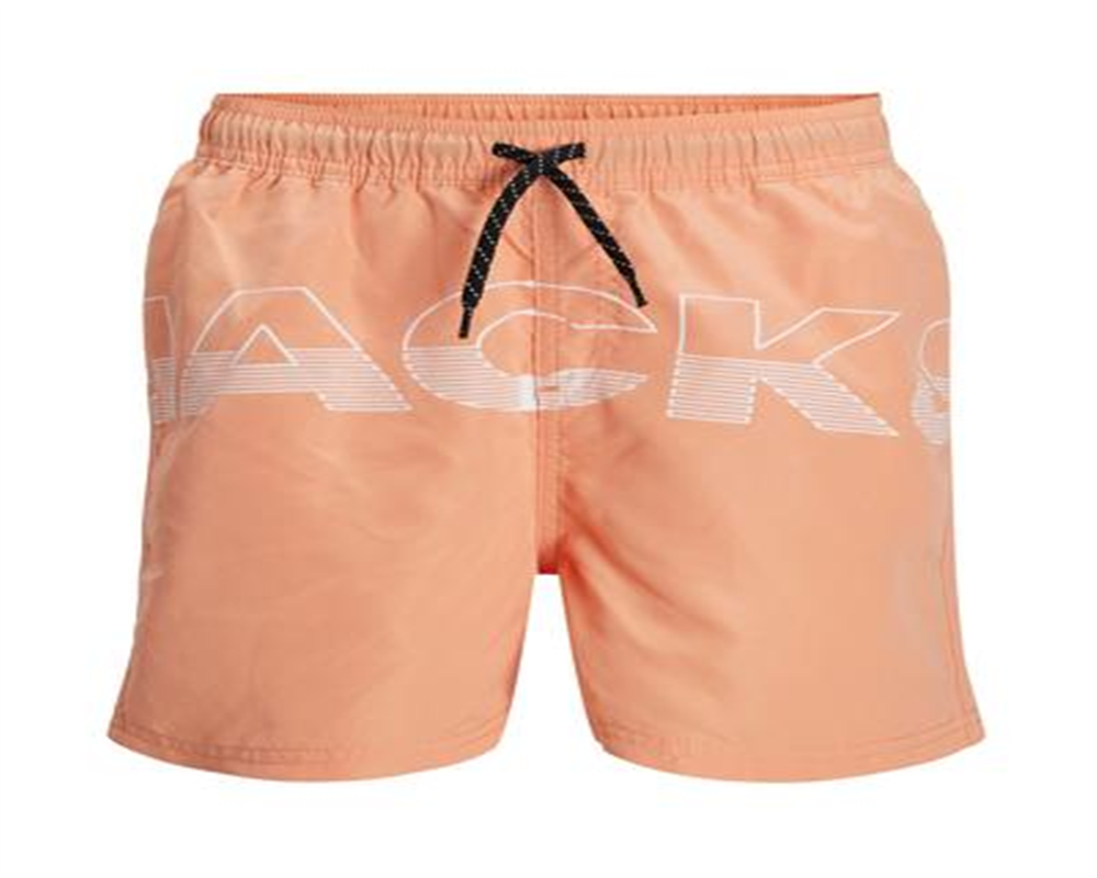 Conjunto de 3 peças de calção de banho masculino Jack &amp; Jones, toalha e bolsa de praia com cordão, verde, tamanho extragrande