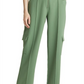 Calça cargo feminina de cintura alta com confrei VERO MODA tamanho pequeno