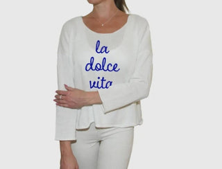 Toss Designs - Suéter de malha La Dolce Vita