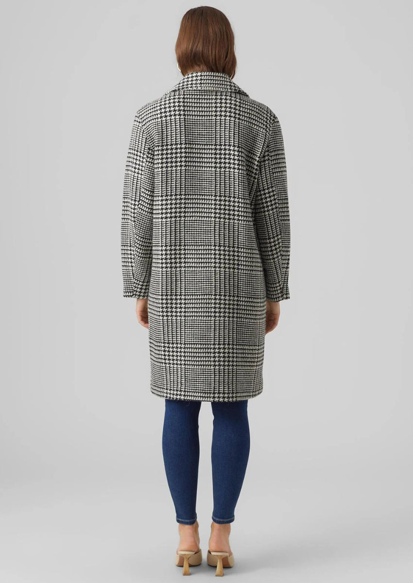 Casaco Vero Moda Hanna Notch Collar Preto Tamanho P