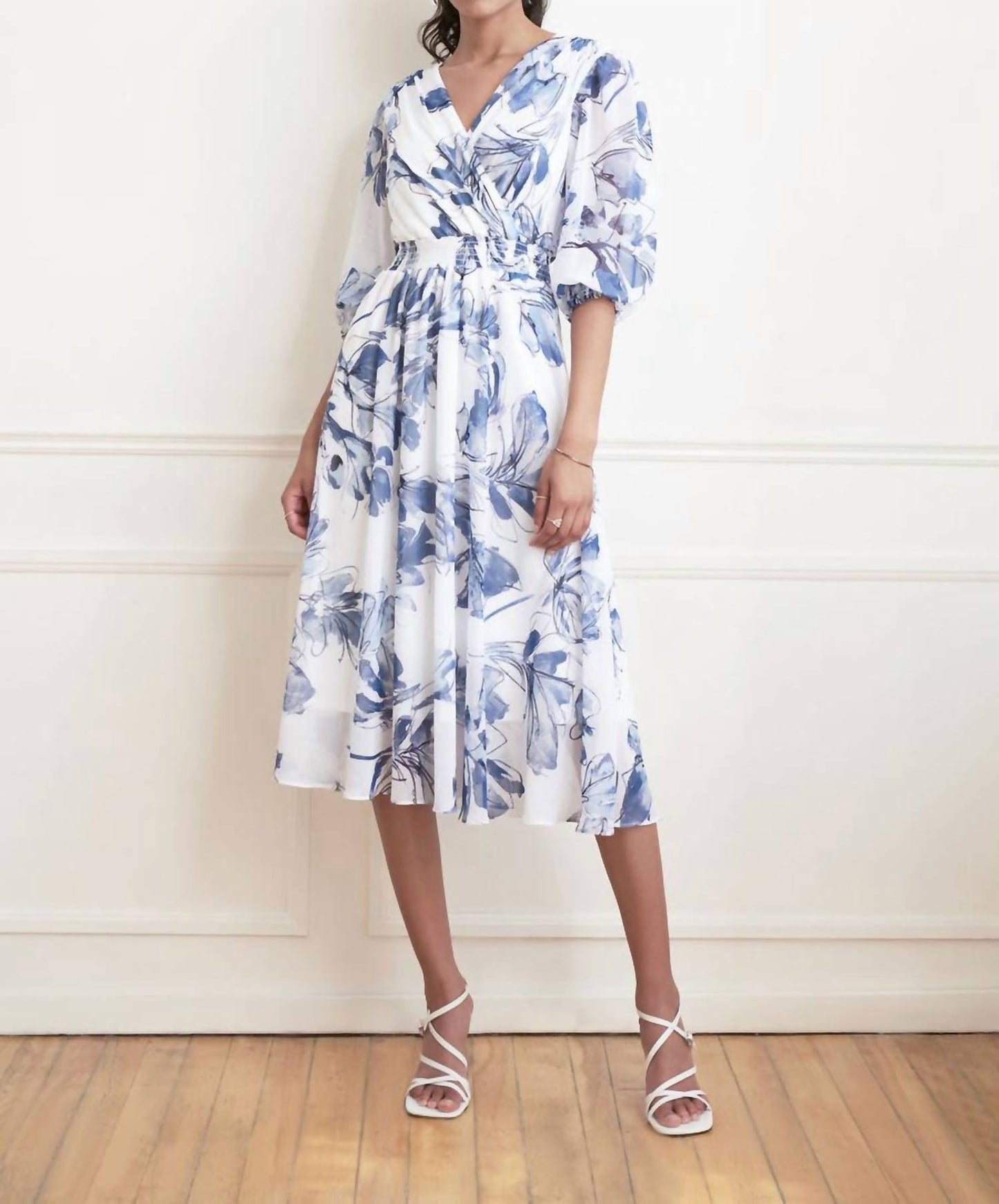 Joseph Ribkoff - Wrap Front Floral Dress Style