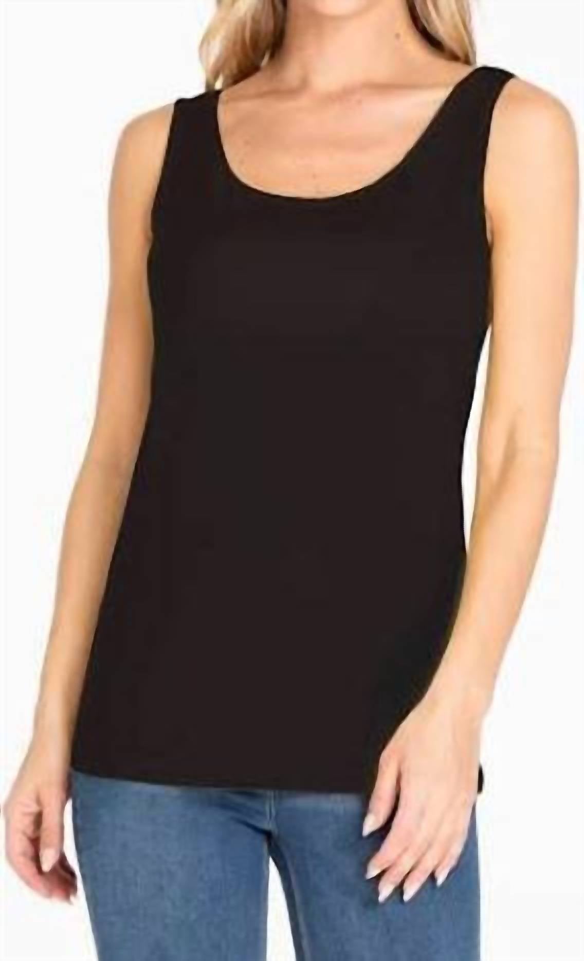 Multiples - Double Scoop Neck Tank