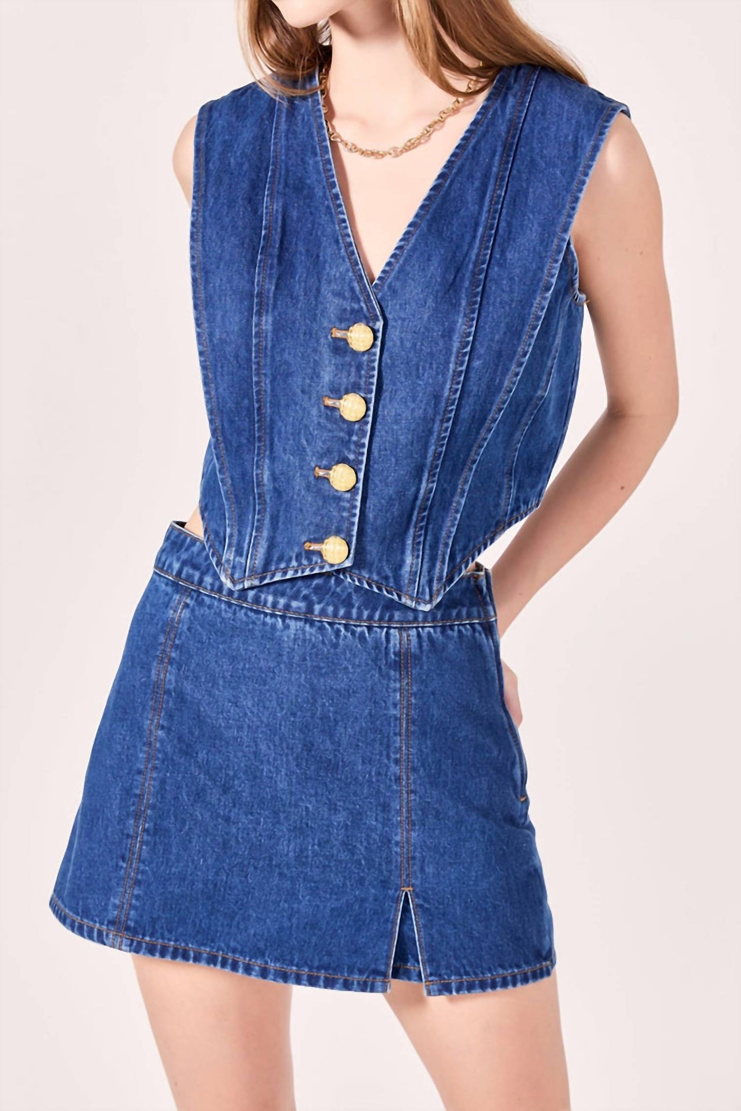 English Factory - High Waisted Mini Skort