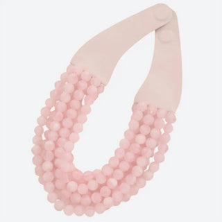 Anb Fashion - Women's Chunky Beaded Layered Necklace