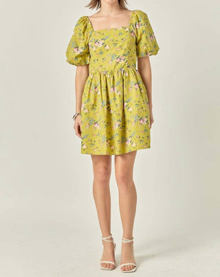 English Factory - Floral Back Cutout Dress
