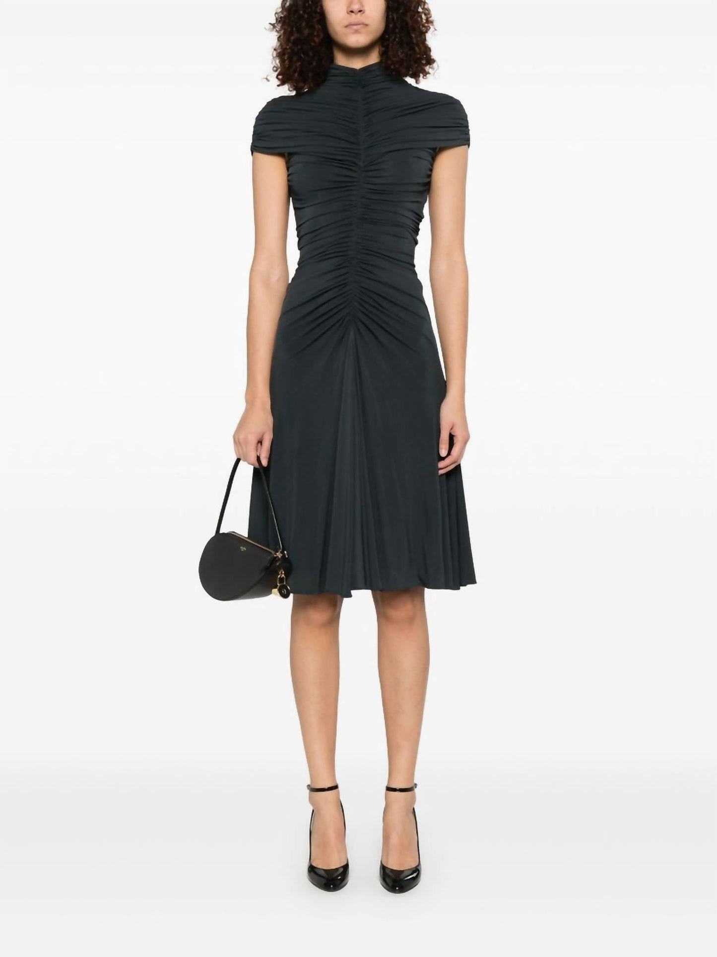 Alaia - Gathered Midi Dress