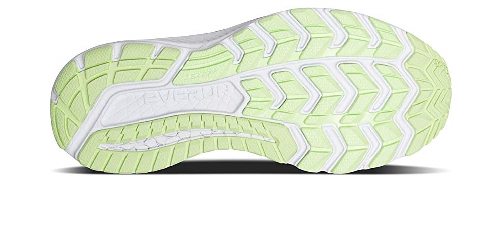 Tênis de corrida Saucony Guide ISO feminino, cor neblina/roxo/menta