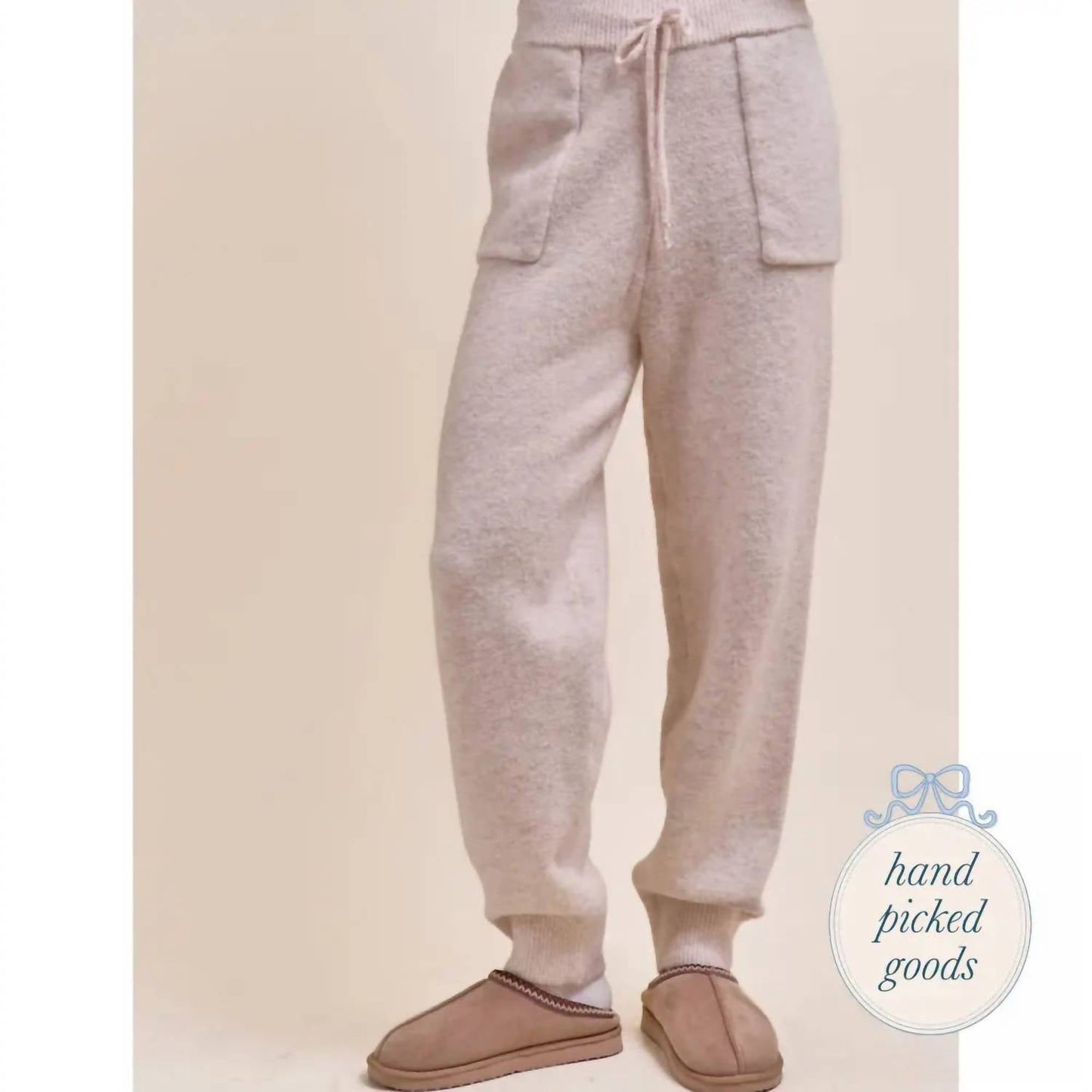 &Merci - Women's Knit Sweater Jogger Pants