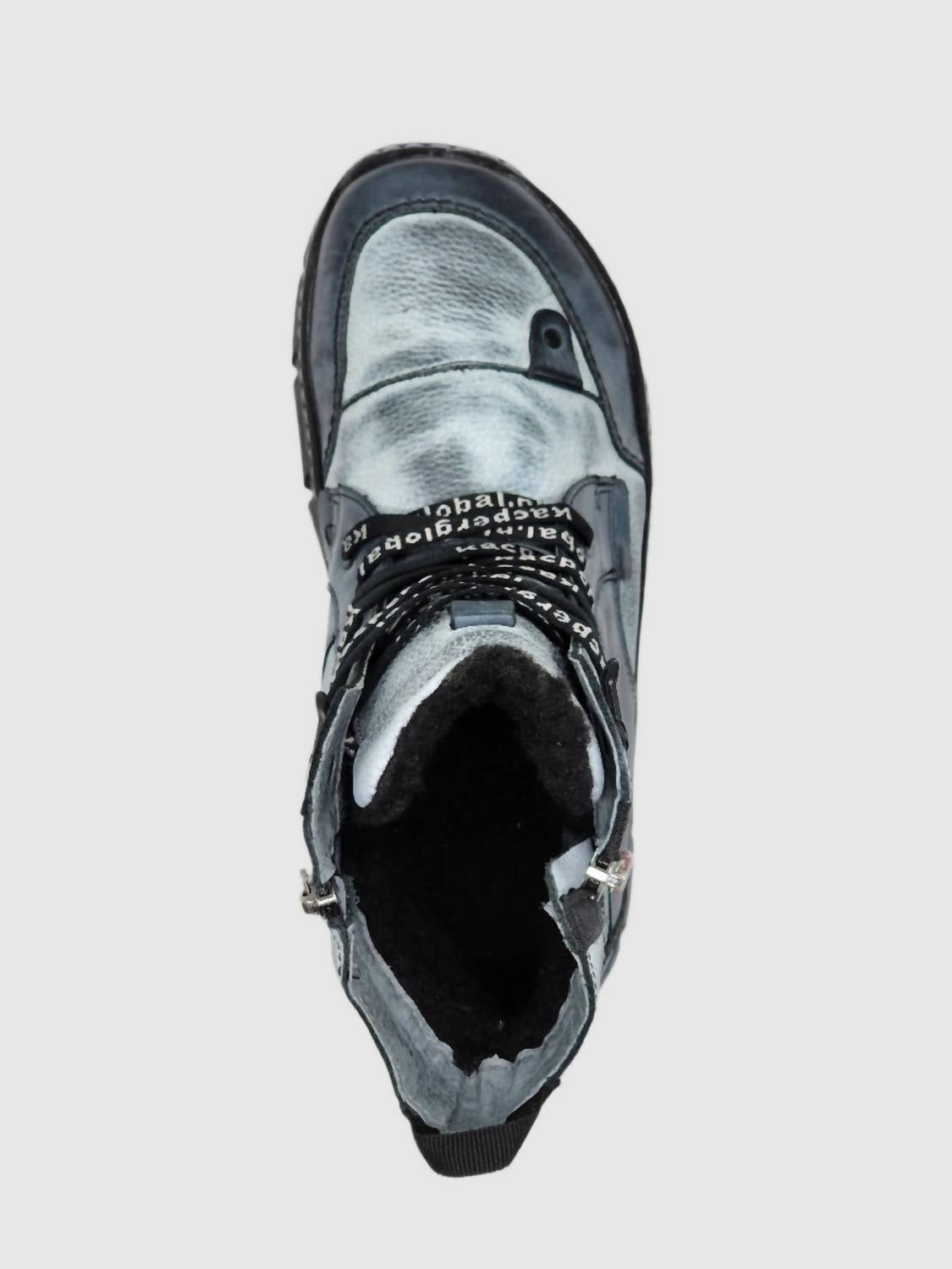 Kcr Group - Women's Action Thick Fur-lined Zip-up Leather Boots