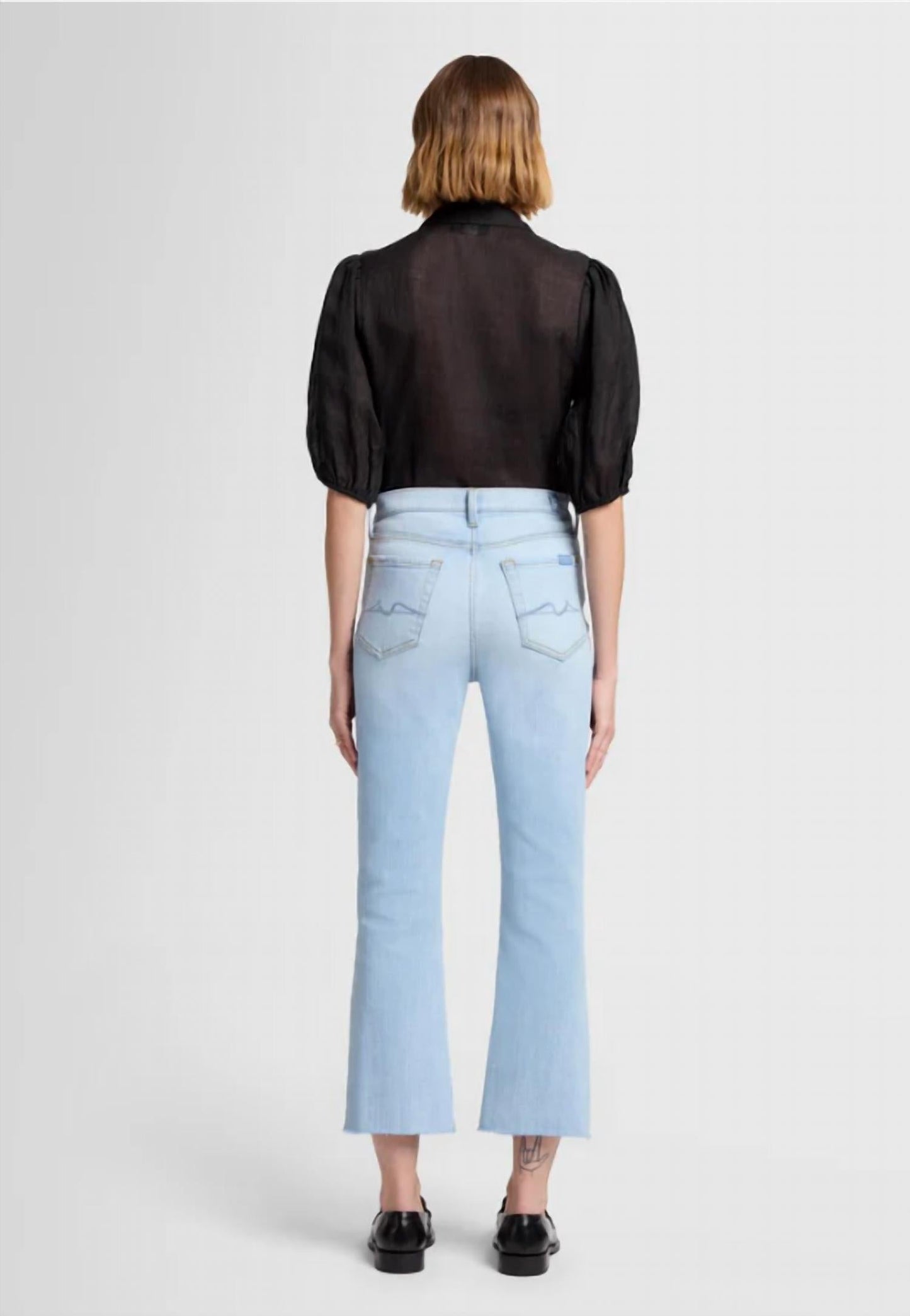 7 For All Mankind - Women's High Waist Slim Kick Jeans