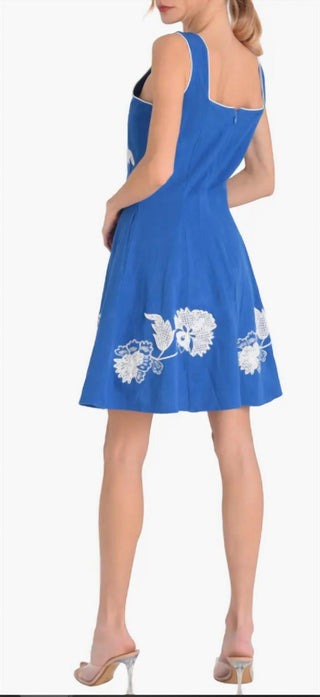 Ciebon - Vestido curto bordado Elana